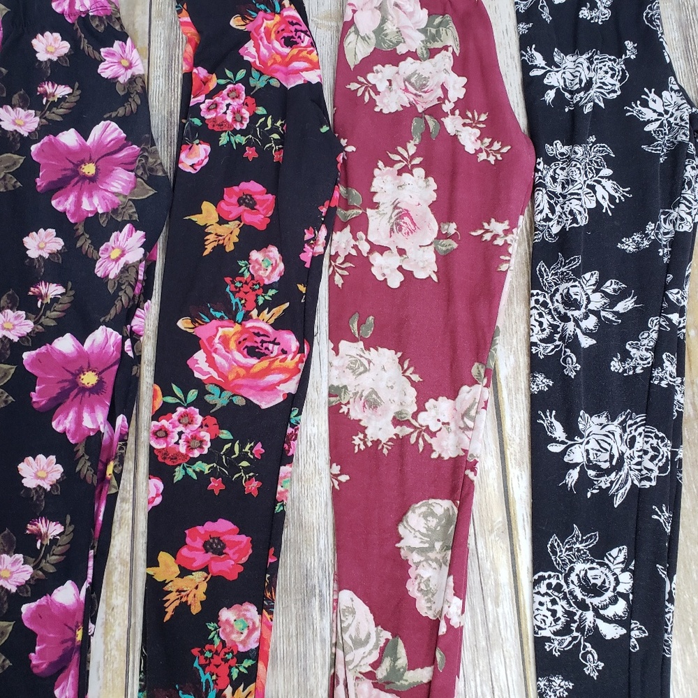 Floral leggings